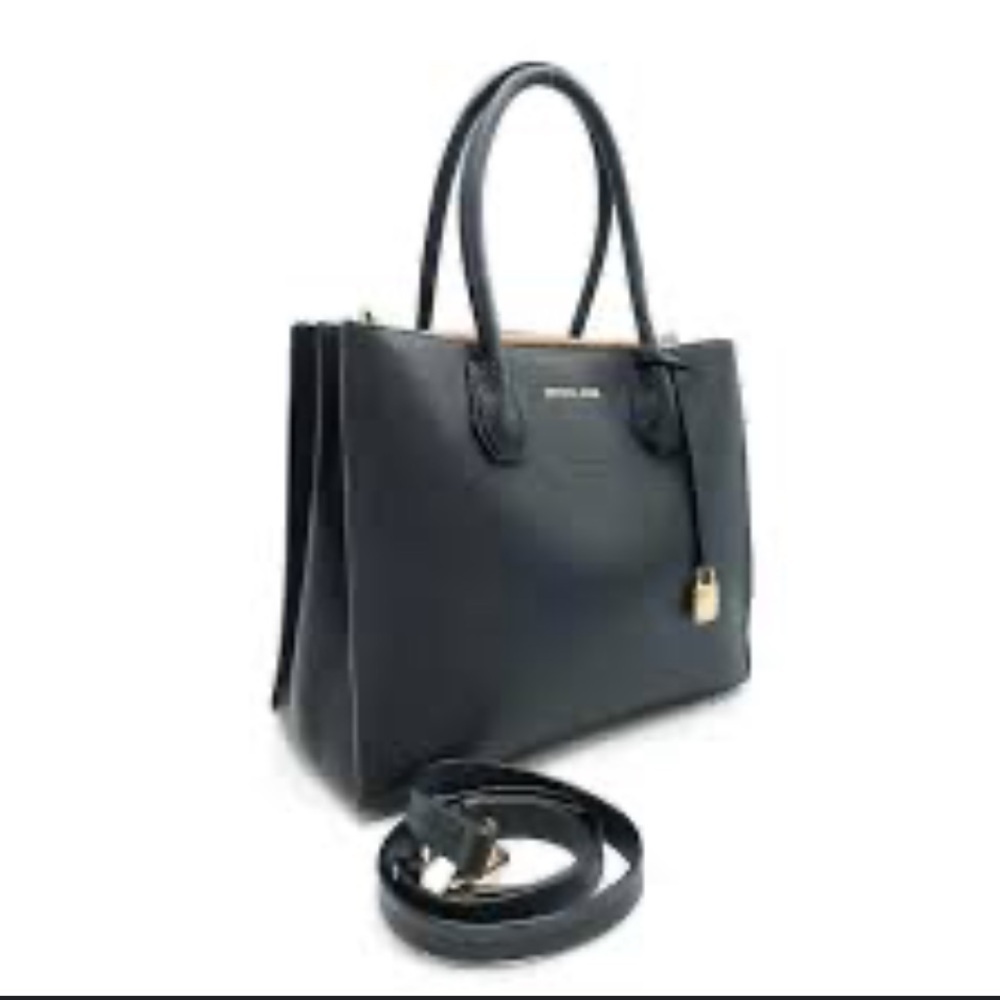Michael Kors black and gold bag